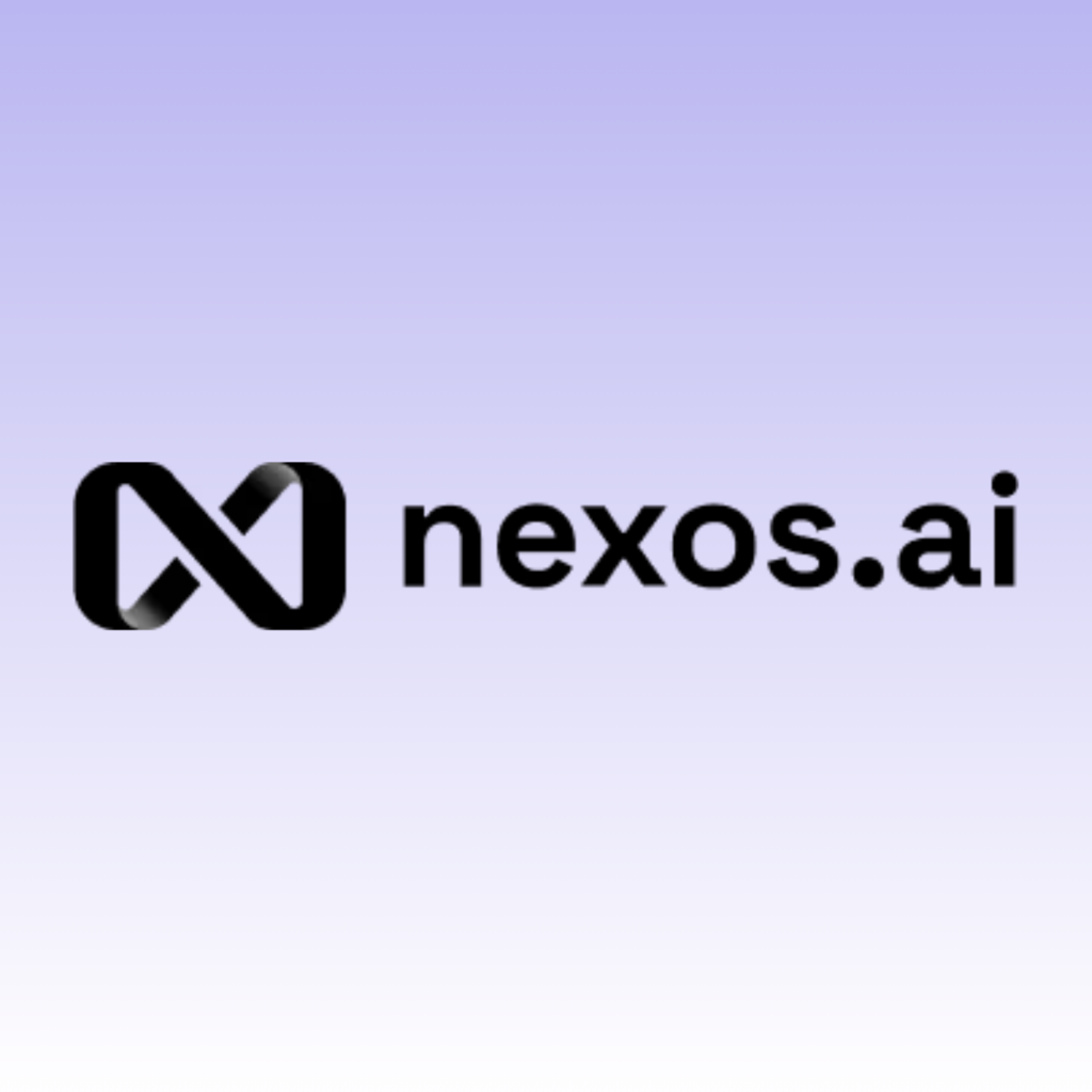 Logo nexos.ai, la plateforme orchestration IA pour MSP distribuée par Hermitage Solutions.